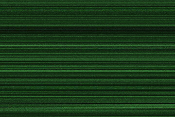3D Textured background made of abstract green horizontal lines of different shades