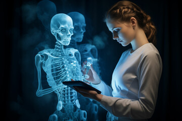 Medical technology concept. Electronic medical record