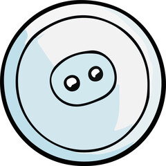 Fototapeta premium button design illustration isolated on transparent background 