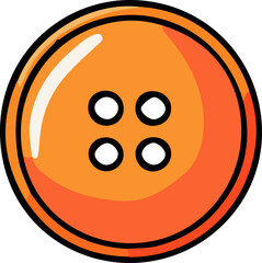 Fototapeta premium button vector design illustration isolated on transparent background 