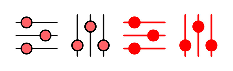 setting Icon set illustration. Cog settings sign and symbol. Gear Sign