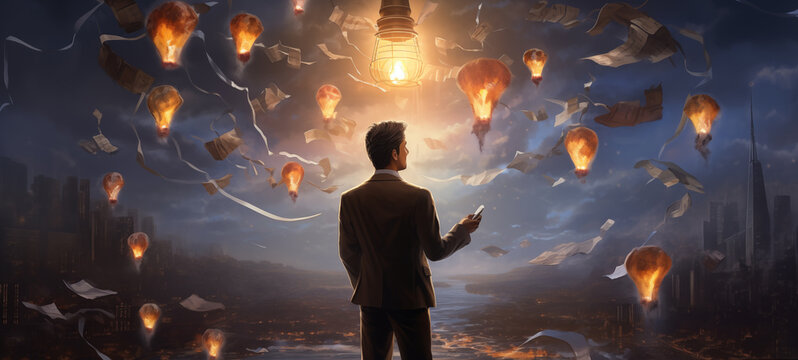 A young entrepreneur pitches their innovative idea to investors