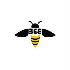 Abstract bee  template for logo vector