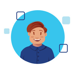 Pixelz avatars of young person. The cartoon pixel design of this hipster's avatar adds an element of nostalgia and creativity. Vector illustration.