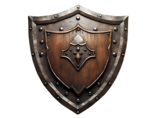 Guardian's Shield, isolated on a transparent or white background
