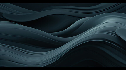 an abstract black and white wavy pattern on a black background, in the style of realistic landscapes with soft, tonal colors, colorful layered forms