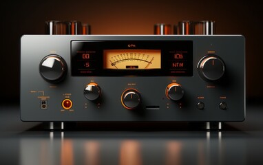 Fototapeta premium Modern High-Fidelity Audio Amplifier
