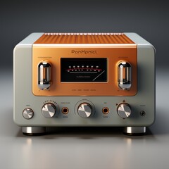 Fototapeta premium Modern High-Fidelity Audio Amplifier