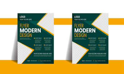 Creative Corporate & Business Flyer Brochure Template Design, abstract business flyer, vector template design. 