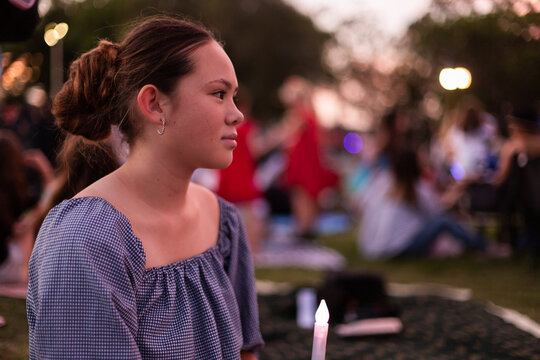 profile photo of teenager at carols by candlelight
