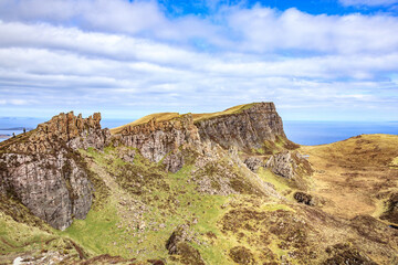 A Scenic Pathway Along Rugged Mountain Cliffs