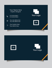 Fototapeta premium Elegant Corporate Business Card Design