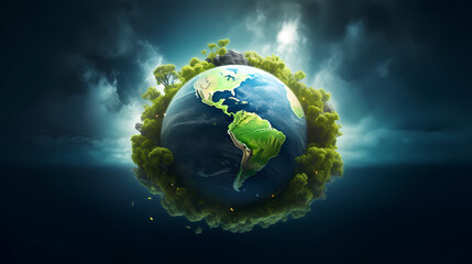 World environment day concept ecology protection environment, environmental protection background