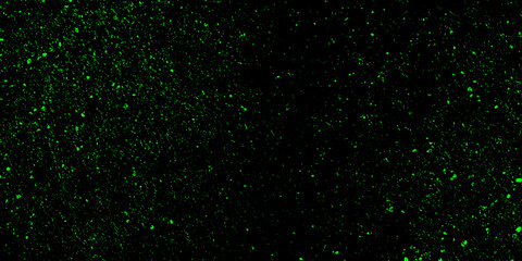 Fototapeta premium Green bokeh abstract background. Modern realistic seamless glitters background. Colourful glowing Christmas garland with blur background and bokeh.