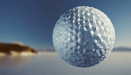 Fototapeta na wymiar Infinite Globes: Abstract Beauty in 3D Space