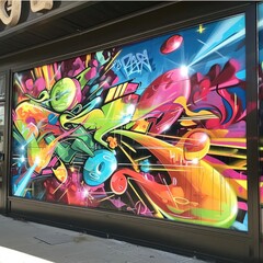 Vibrant Street Art Mural