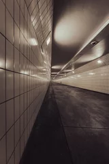 Foto auf Alu-Dibond Underground walkway in Rotterdam © Tino