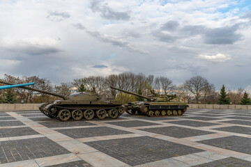 Army Tank in National Museum of Ukrainian History in the Second World War.