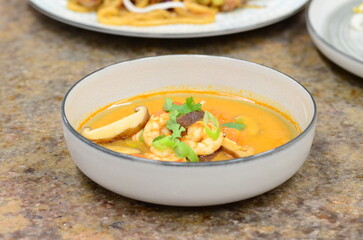 chicken noodle soup with rice