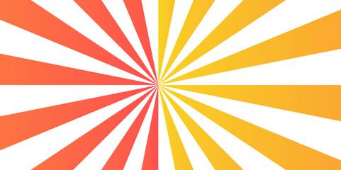 Background of sunburst and rays yellow or grid red striped line wallpaper.