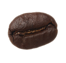 Roasted coffee bean on isolated background