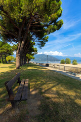 Germignaga in Valtravaglia sul Lago Maggiore a Varese, Italia