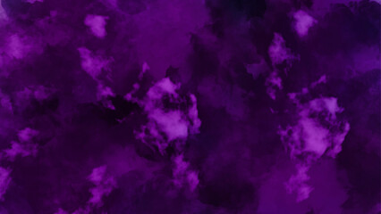 Violet space abstract background. purple and dark lights watercolor background. watercolor dark blue pink gradient space nebula universe.