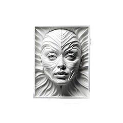 Elegant Wall Art Featuring a Central Mirror Surrounded by Intricate Silver Swirl Designs