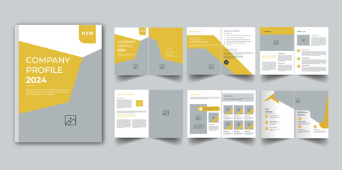 The company profile brochure design