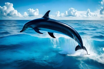 Graceful Symphony: Dolphins Dance with the Waves in Spectacular Leaps