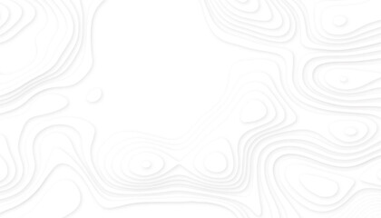 The stylized height of the topographic map contour in lines and contours. Vector abstract illustration. Geography concept.