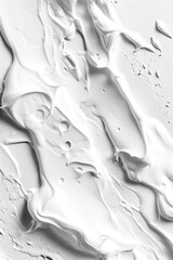 White cream texture with smooth swirls, ideal for skincare product backgrounds, beauty editorials, and luxury wellness content. Face creme, body lotion, moisturizer.