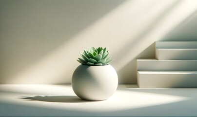 a minimalist and modern interior scene background