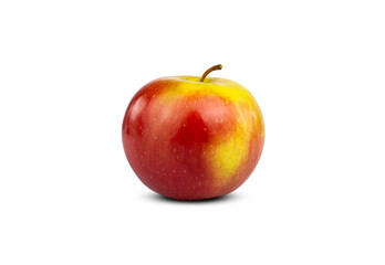Red apple isolated on white background. Close-up.