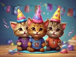 Happy birthday cats