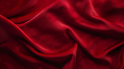 美しい赤いベルベットの布