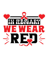 in february we wear red svg