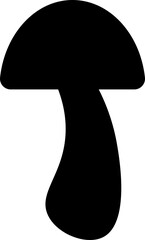 mushroom vector design illustration isolated on transparent background