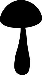 mushroom vector design illustration isolated on transparent background