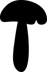 mushroom vector design illustration isolated on transparent background