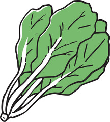 ほうれん草単色