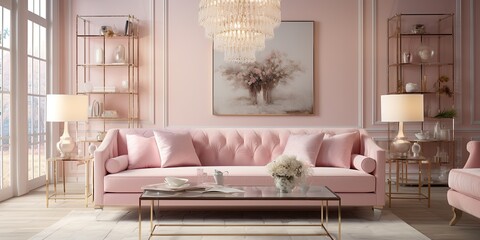 luxury living room background with soft colors