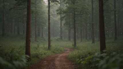 Fototapeta premium path in the woods