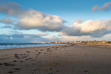 Ayr beach on a winters afternoon