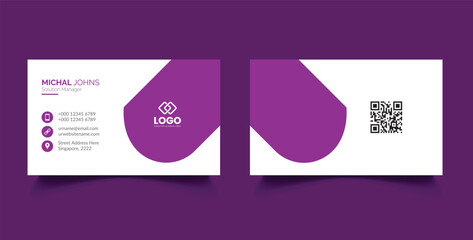 Naklejka premium vector business card template