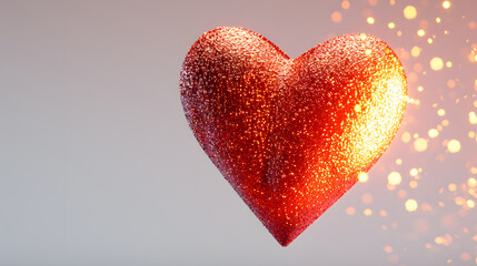 3d romantic heart, neon light, valentine's Day, LOVE, poster, greeting, celebration, Wedding 