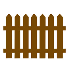 vintage wooden fence  vector