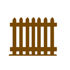 vintage wooden fence  vector