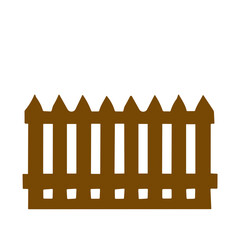 vintage wooden fence  vector