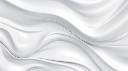 Obraz na płótnie Canvas Milk or whip cream like slick glossy plasticy white abstract background. 
